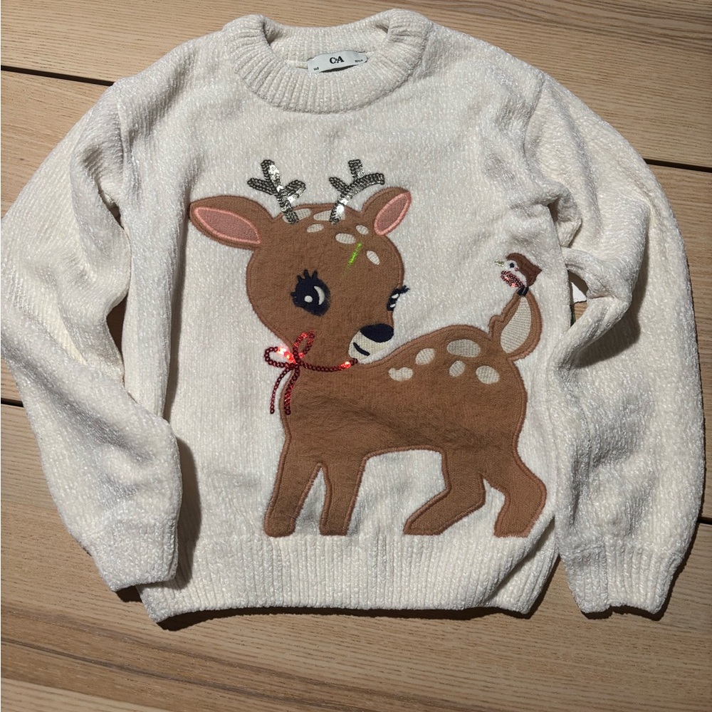 Christmas deer sweater